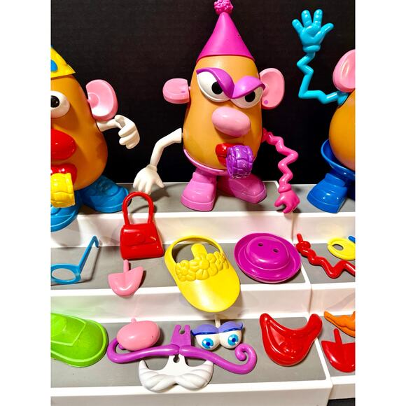 Mr Potato Head Set 15; Party Potato Heads 3 heads 47 accessories - Picture 3 of 4